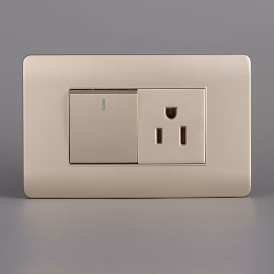 Enchufe de pared para exteriores, toma de corriente a prueba de clima y polvo, estándar británico